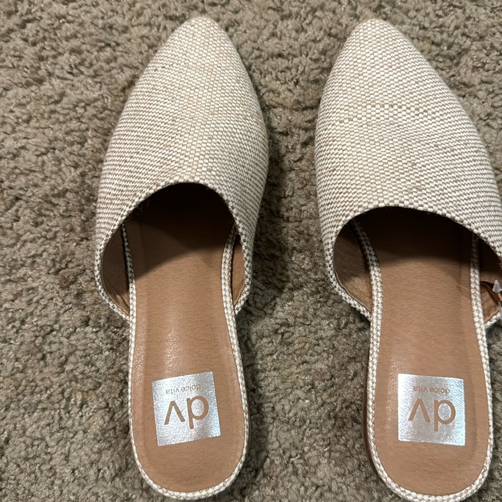 Dolce Vita woven mules